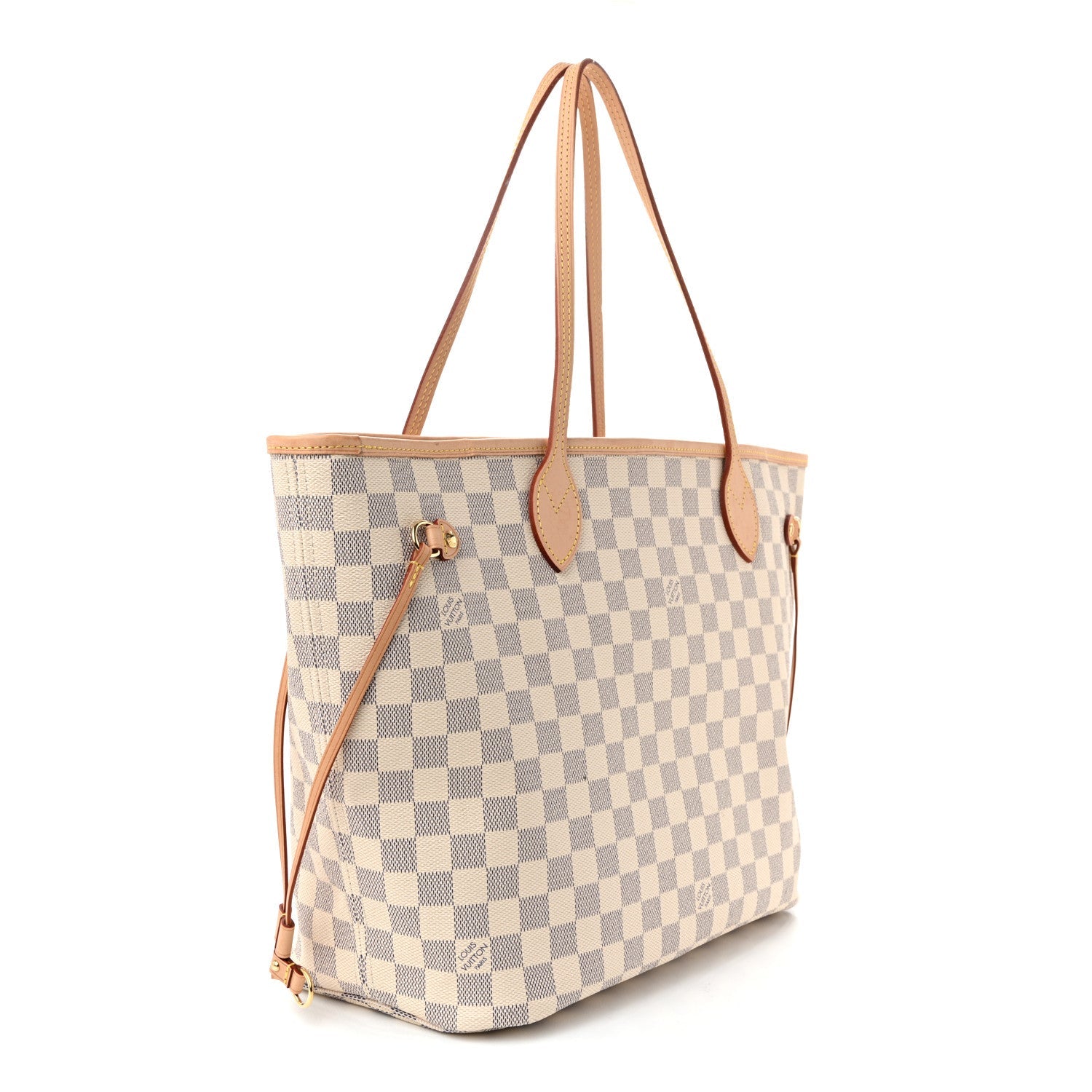 Louis Vuitton Damier Azur Neo Neverfull MM Rose Ballerine