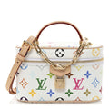 Louis Vuitton LV x TM Monogram Multicolor Vanity Chain Pouch White