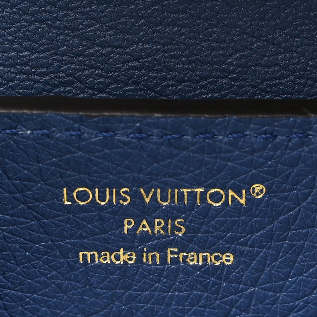 Louis Vuitton Ostrich Capucines Mini Indigo