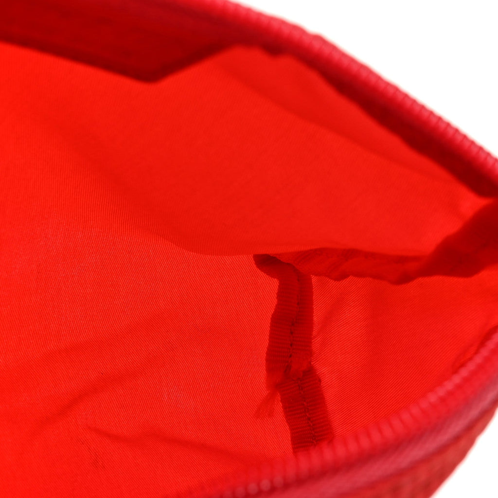 Prada Tessuto Nylon Vela Cosmetic Pouch Rosso