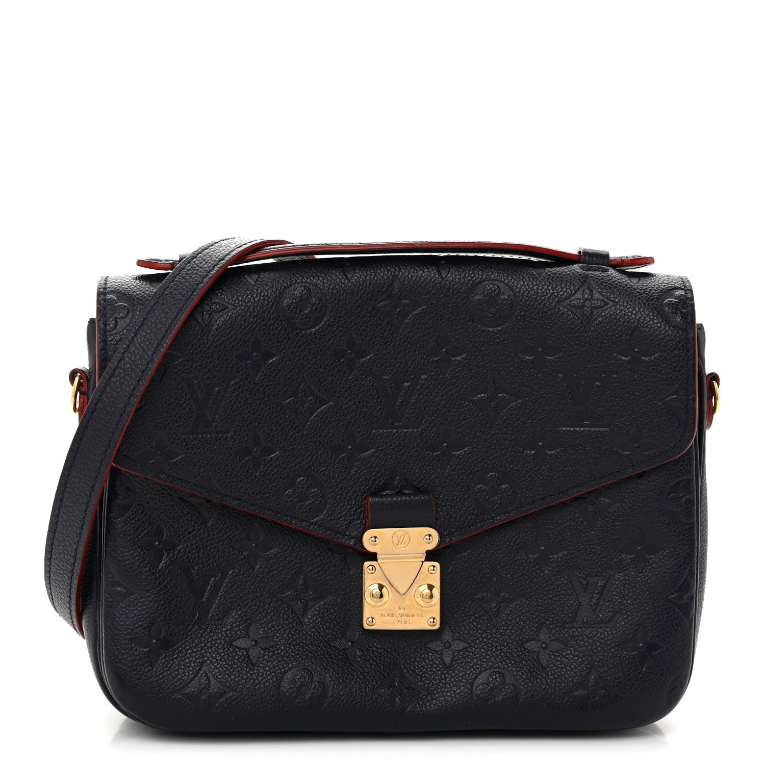 Louis Vuitton Empreinte Pochette Metis Marine Rouge