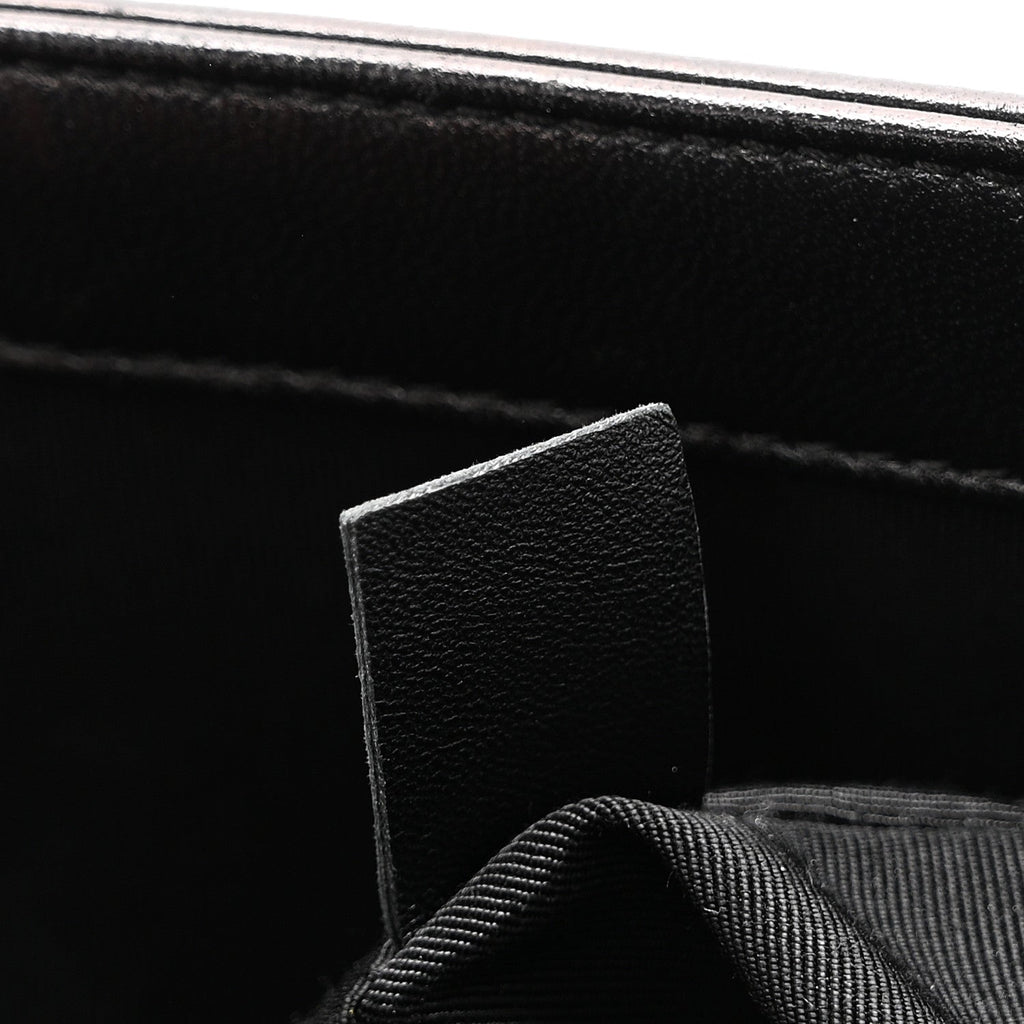 Chanel Lambskin Quilted Medium Boy Flap Black