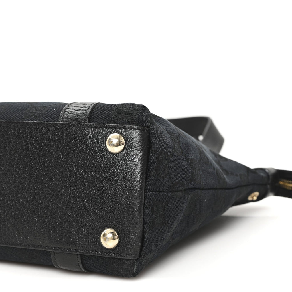Gucci Monogram Small Abbey Tote Black