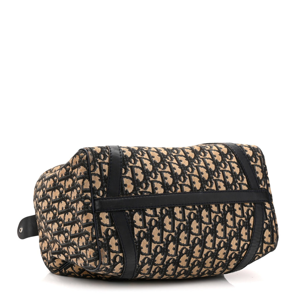 Christian Dior Monogram Boston Navy Blue