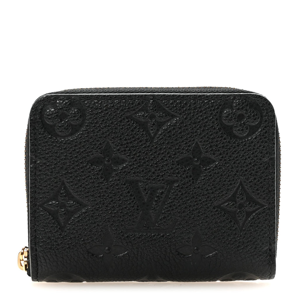 Louis Vuitton Empreinte Zippy Coin Purse Black