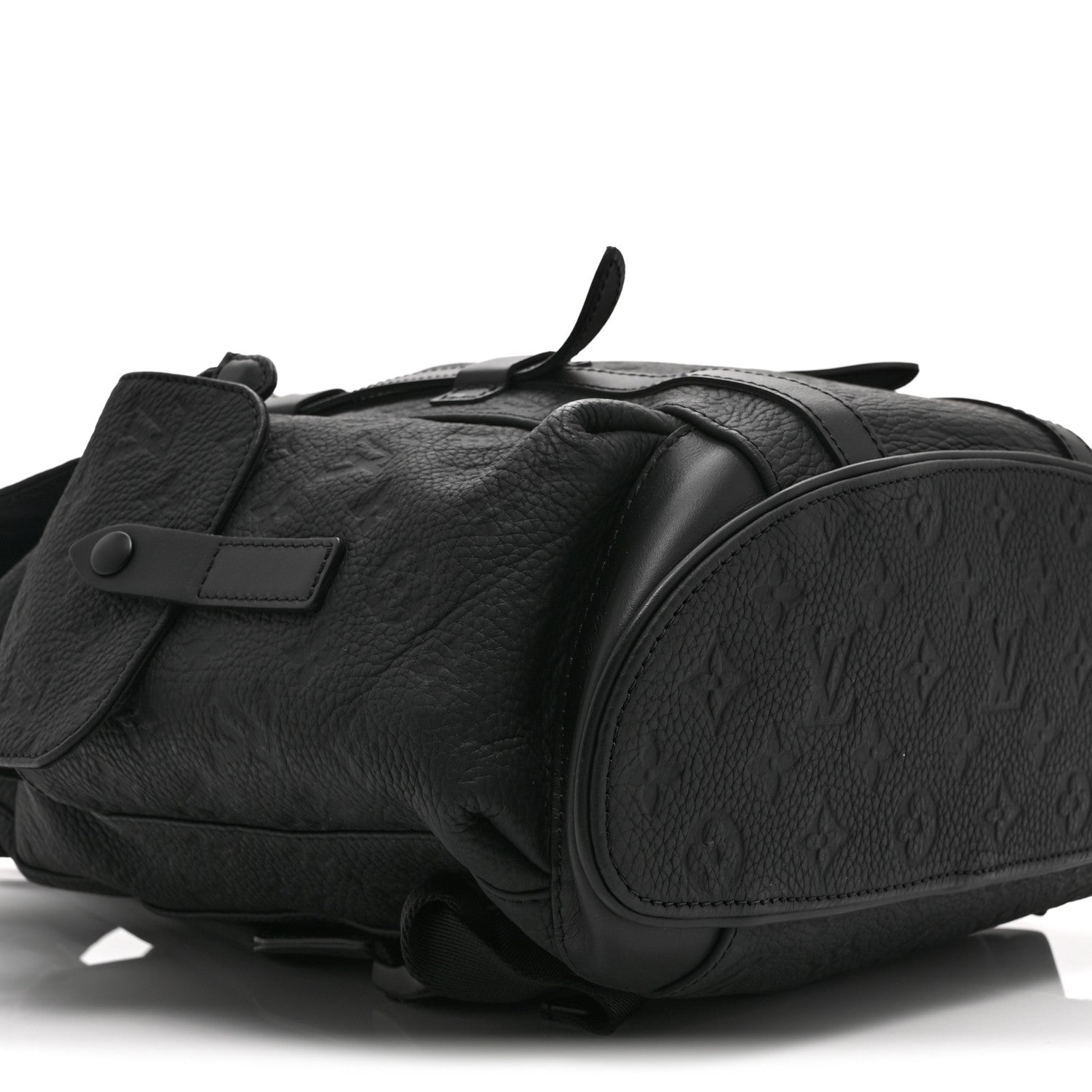 Louis Vuitton Taurillon Monogram Christopher PM Backpack Black