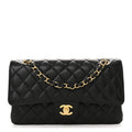 Chanel Caviar Quilted Medium Double Flap Black