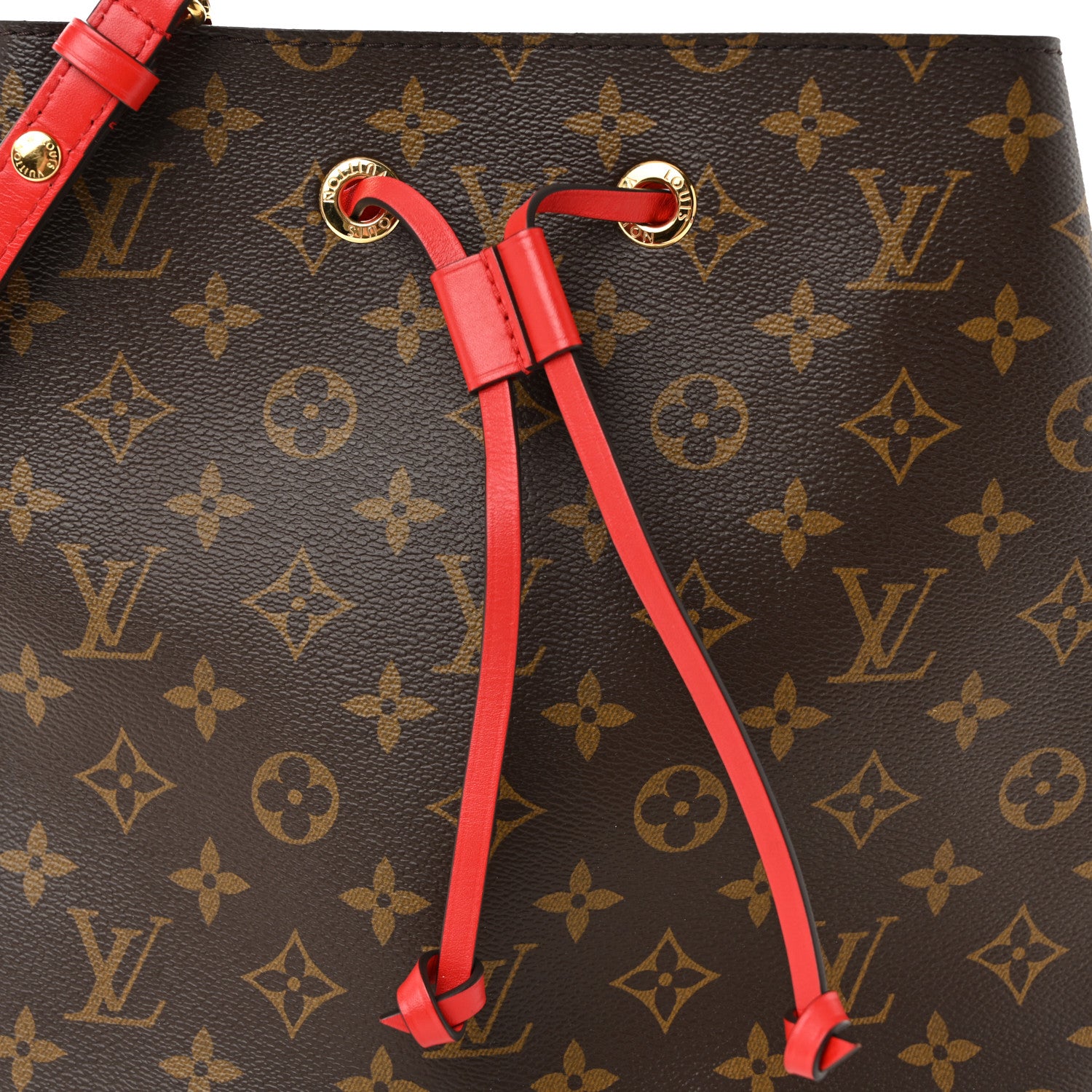 Louis Vuitton Monogram Neonoe MM Coquelicot