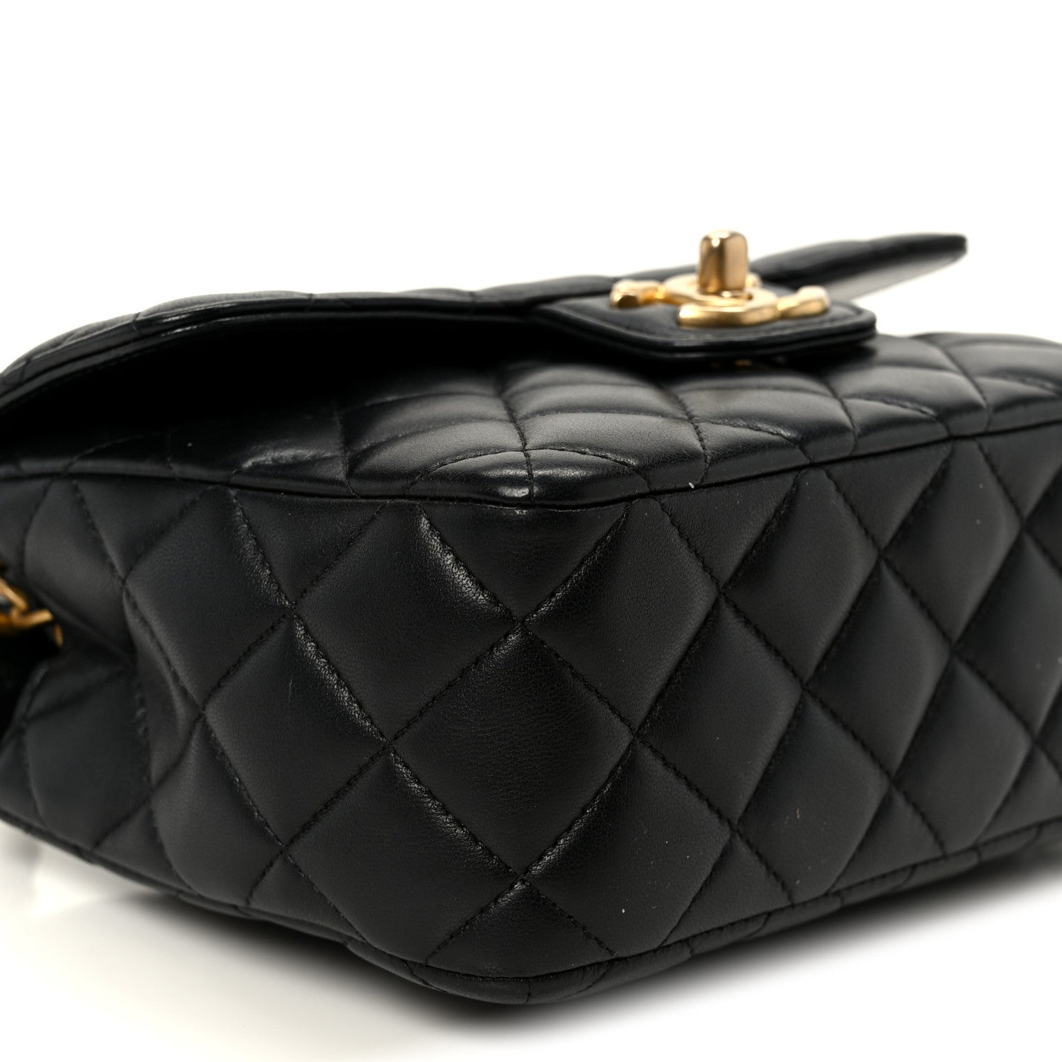 Chanel Lambskin Quilted Casino Chips Small Flap Black