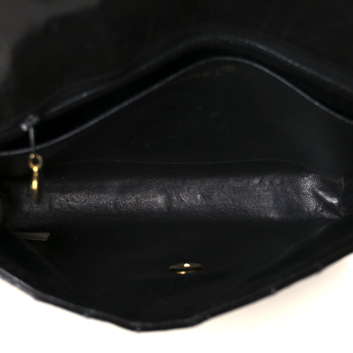 Chanel Patent Vertical Quilt Small Flap Black