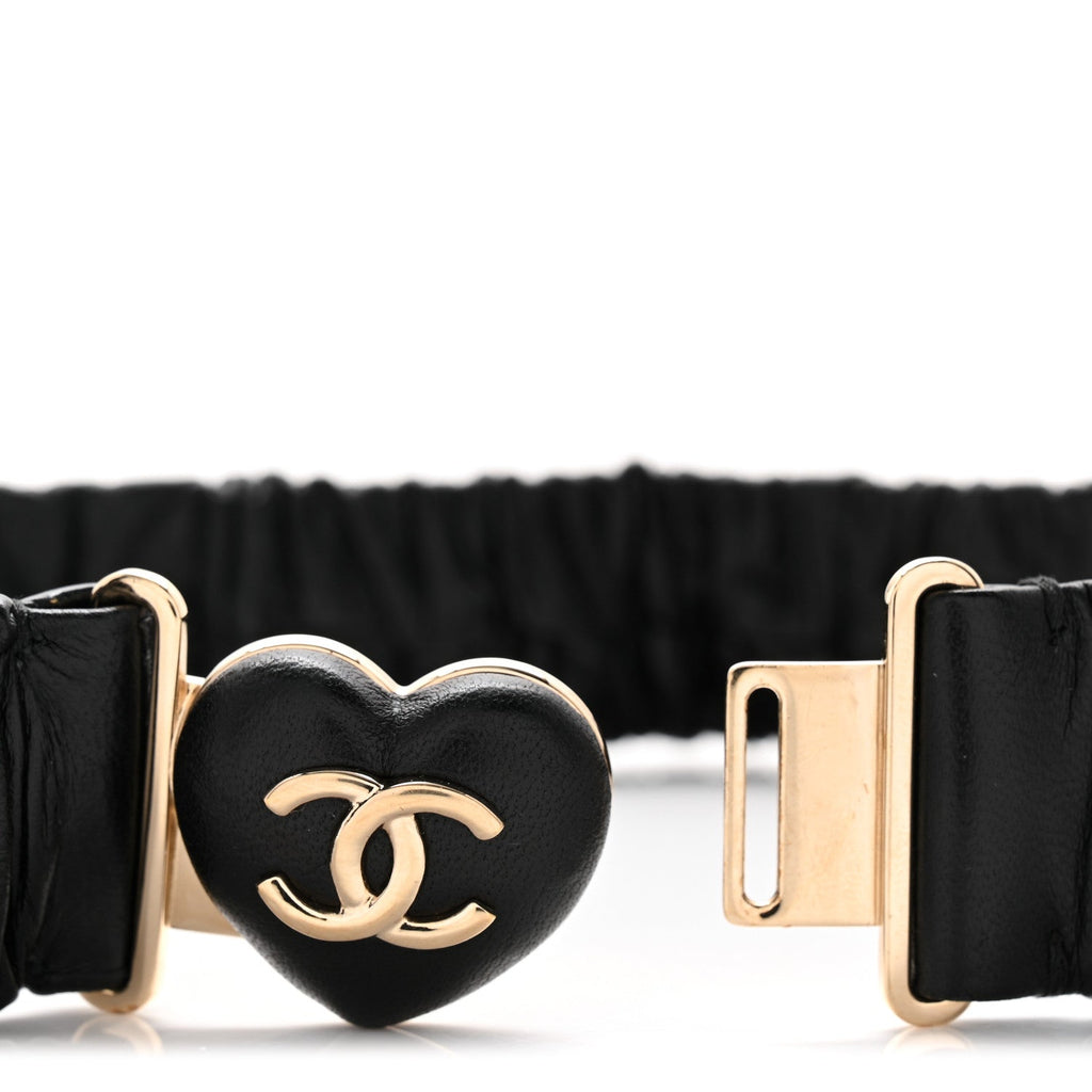 Lambskin Heart Belt 80 32 Black