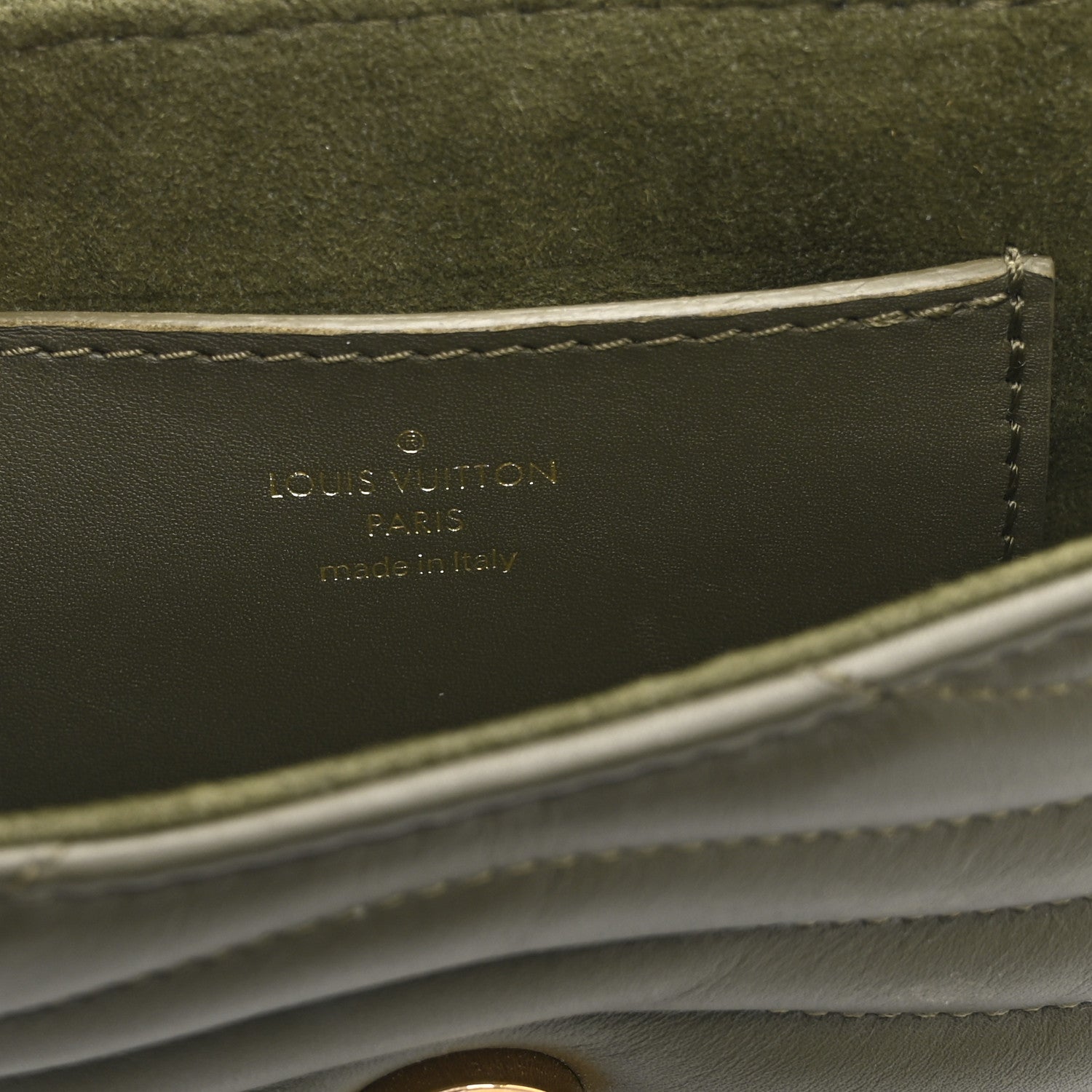 Louis Vuitton Calfskin New Wave Multi Pochette Kaki
