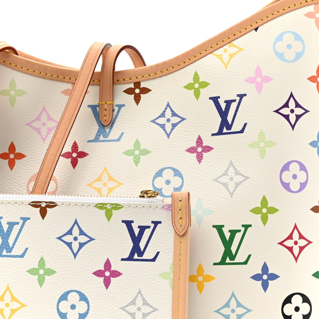 Louis Vuitton LV X TM Monogram Multicolor CarryAll PM White