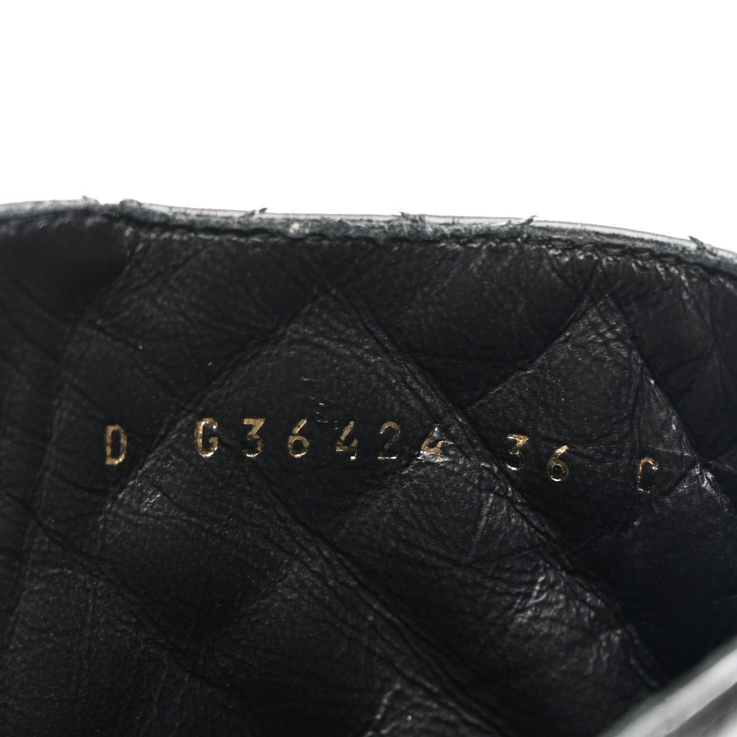 Chanel Shiny Calfskin Quilted Lace Up Combat Boots 36 Black