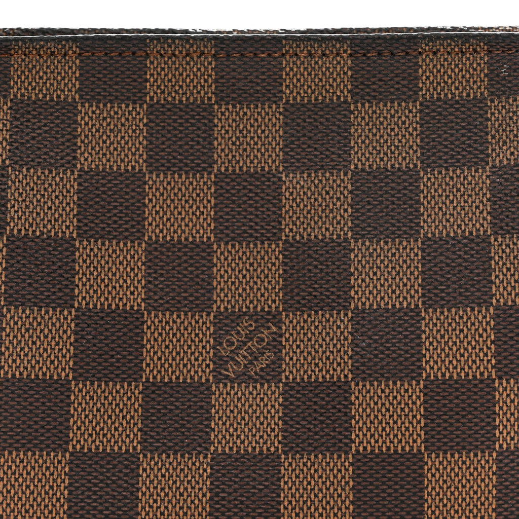 Louis Vuitton Damier Ebene Trousse Make Up Bag Pochette