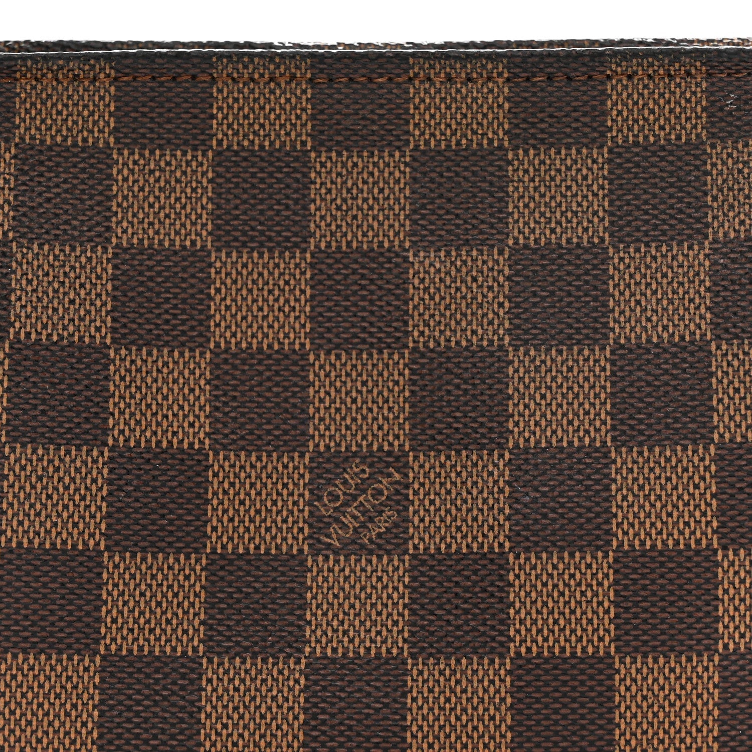 Louis Vuitton Damier Ebene Trousse Make Up Bag Pochette