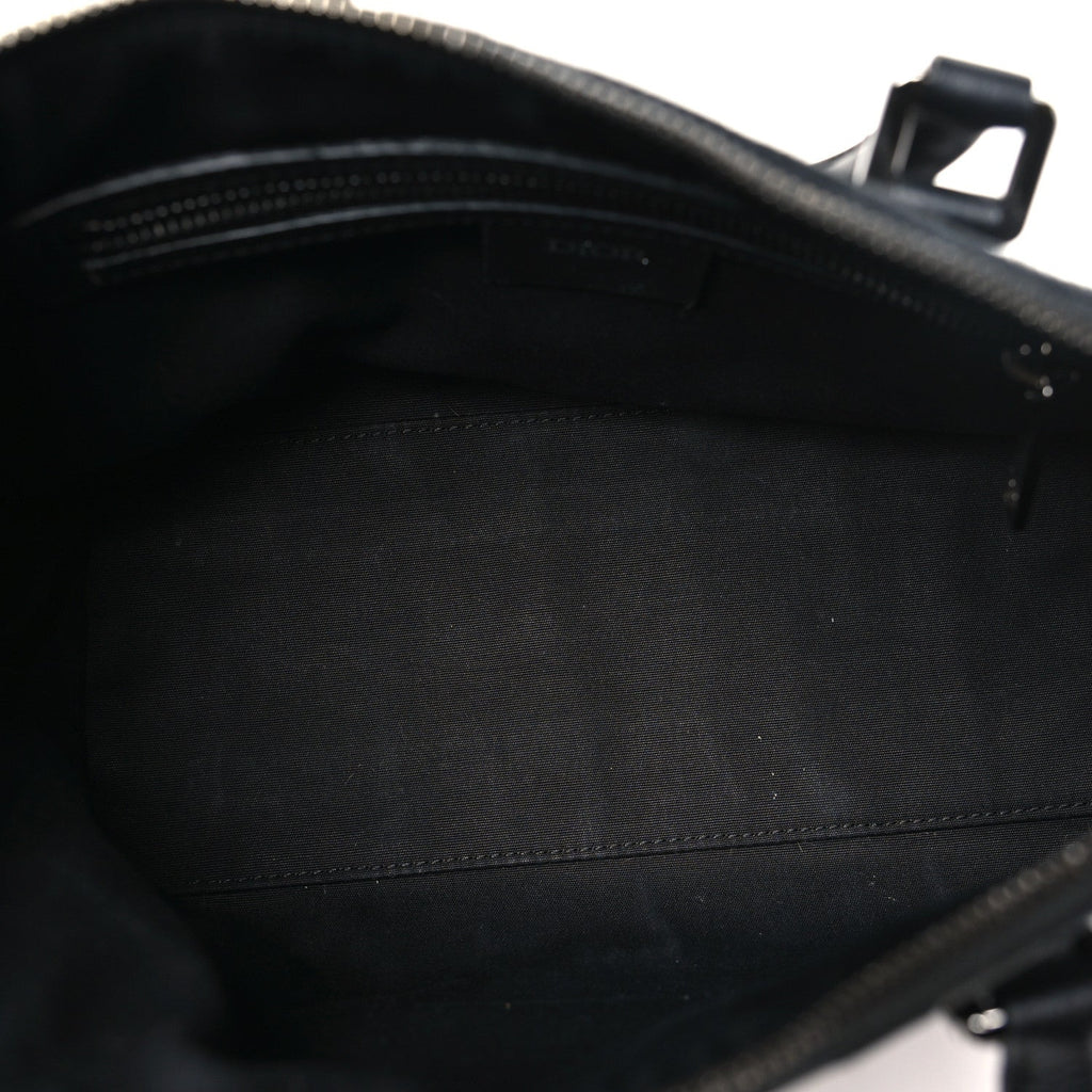 Christian Dior Maxi Oblique Jacquard Weekender 25 Black