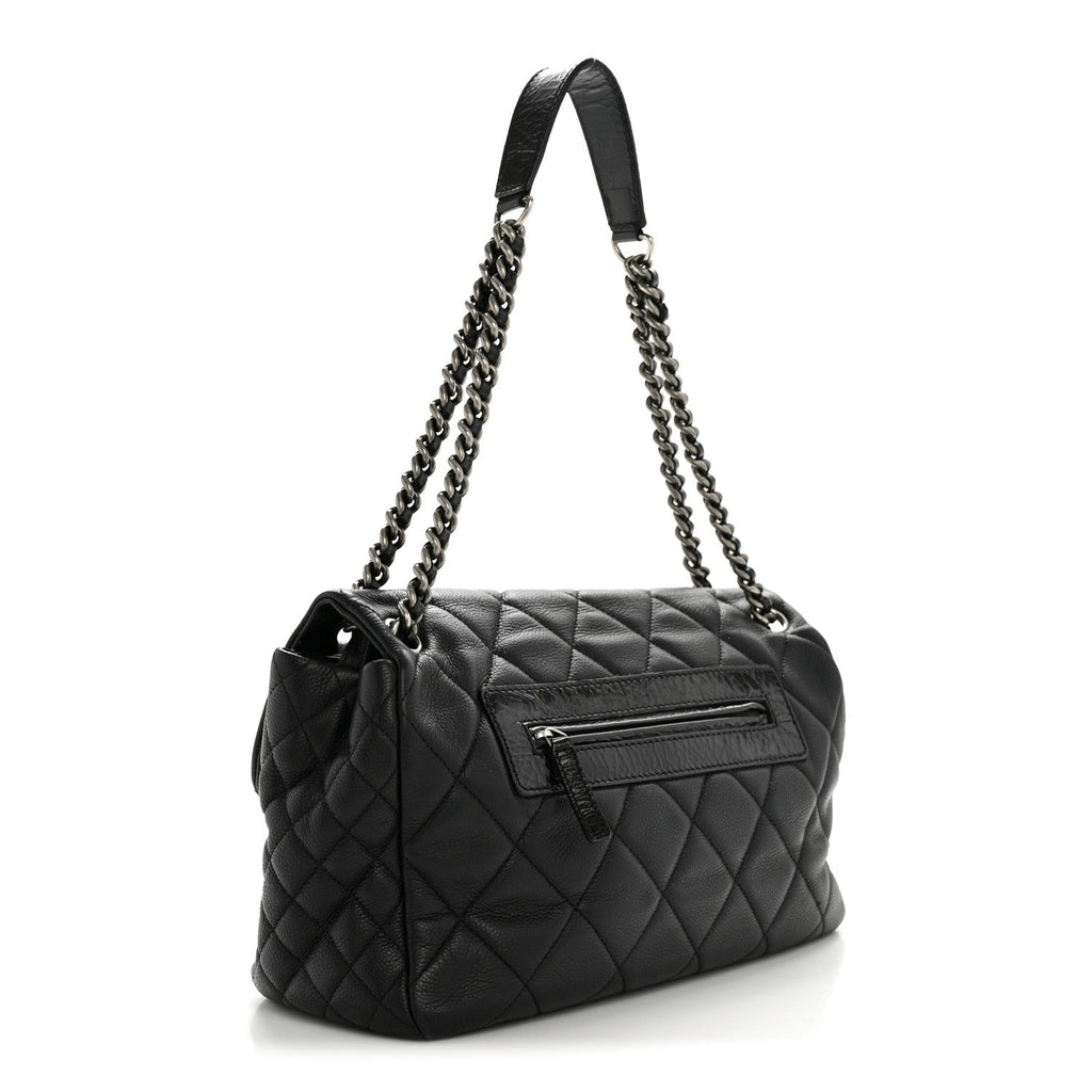 Chanel Caviar Quilted Coco Casual Flap Black