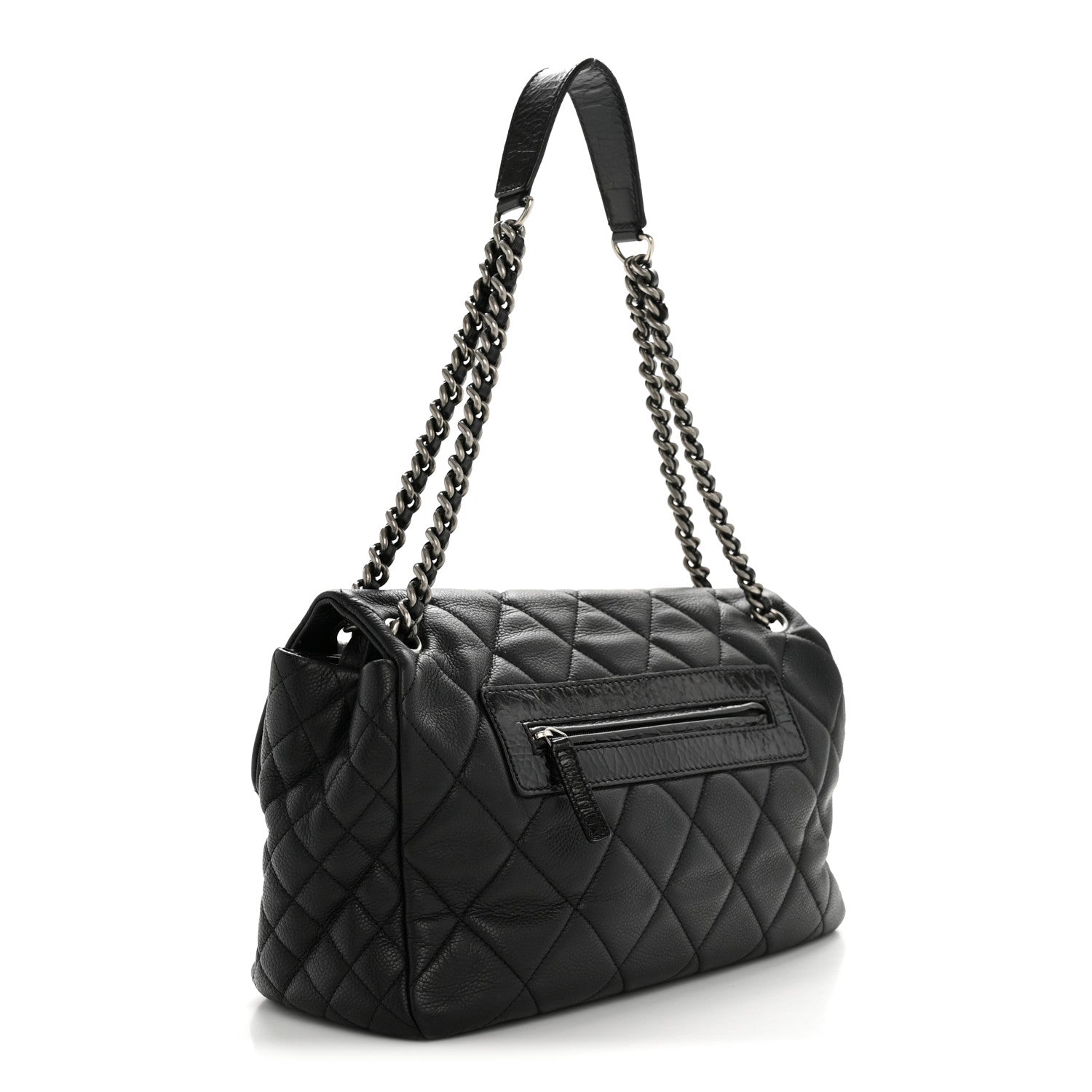 Chanel Caviar Quilted Coco Casual Flap Black