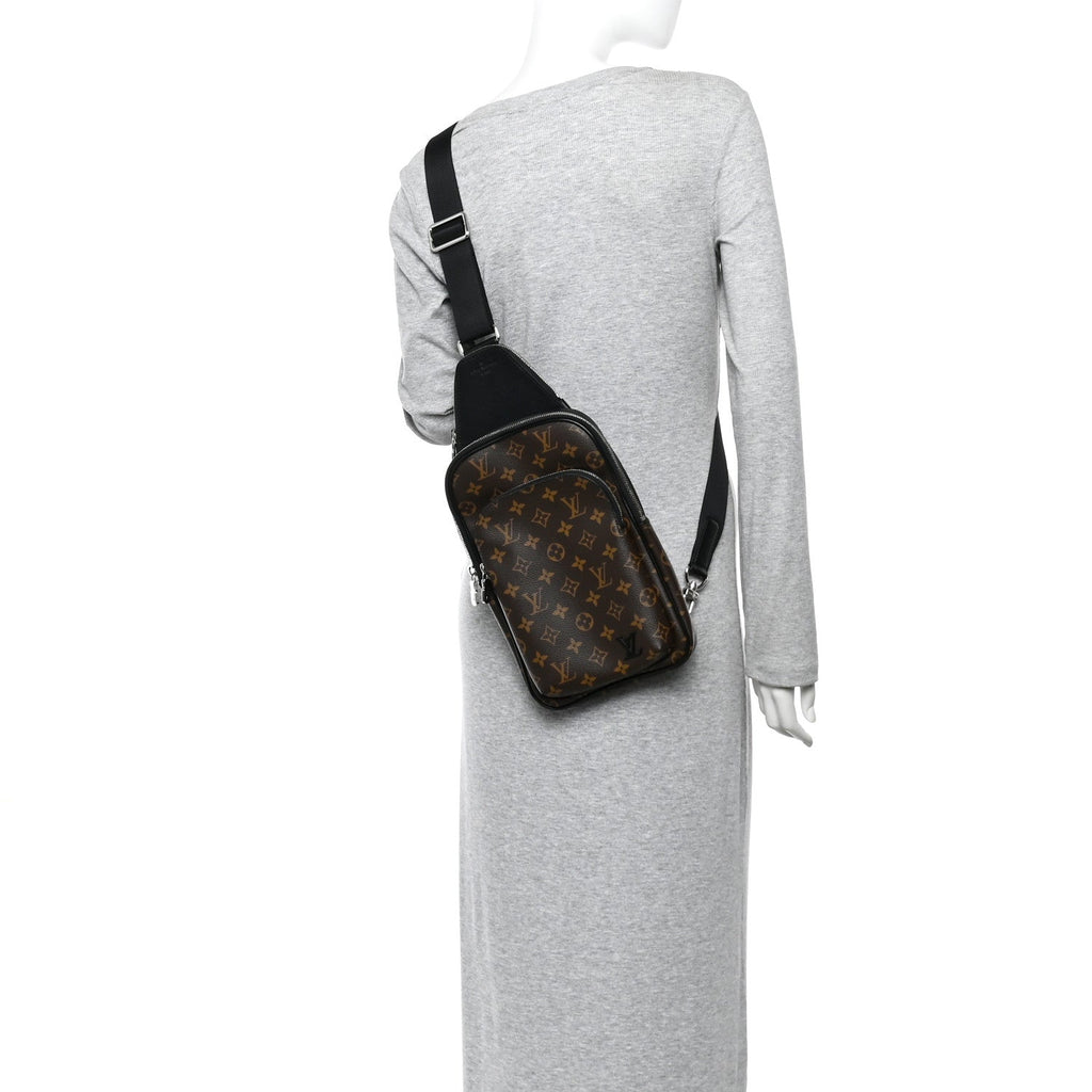 Louis Vuitton Monogram Macassar Avenue Sling Bag NM