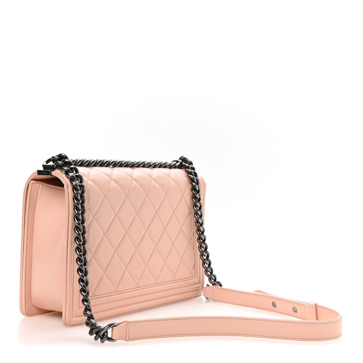 Chanel Calfskin New Medium Boy Flap Pink