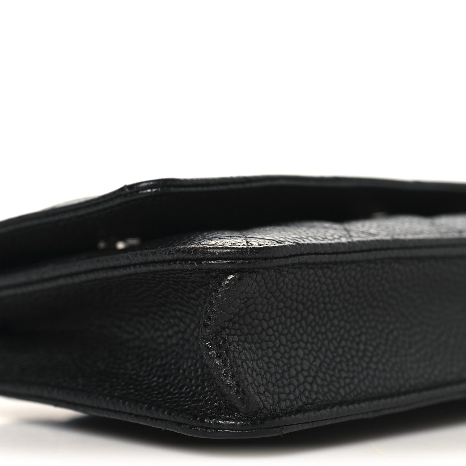 Chanel Caviar Quilted Wallet on Chain WOC Black