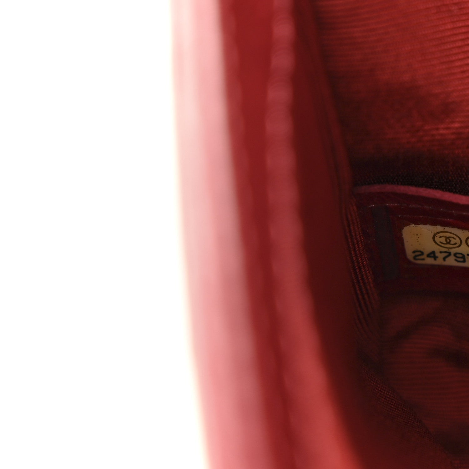 Chanel Aged Calfskin Chevron Quilted Small Jacket Boy Flap Red