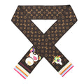 Louis Vuitton LV X TM Silk Monogram Superflat Character Bandeau Brown