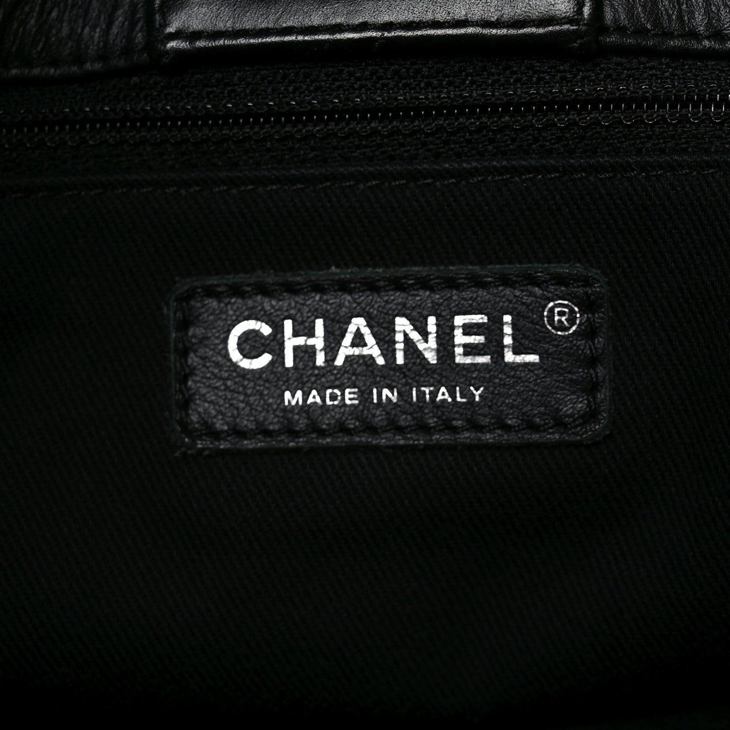 Chanel Calfskin Perforated Up In The Air Tote Black