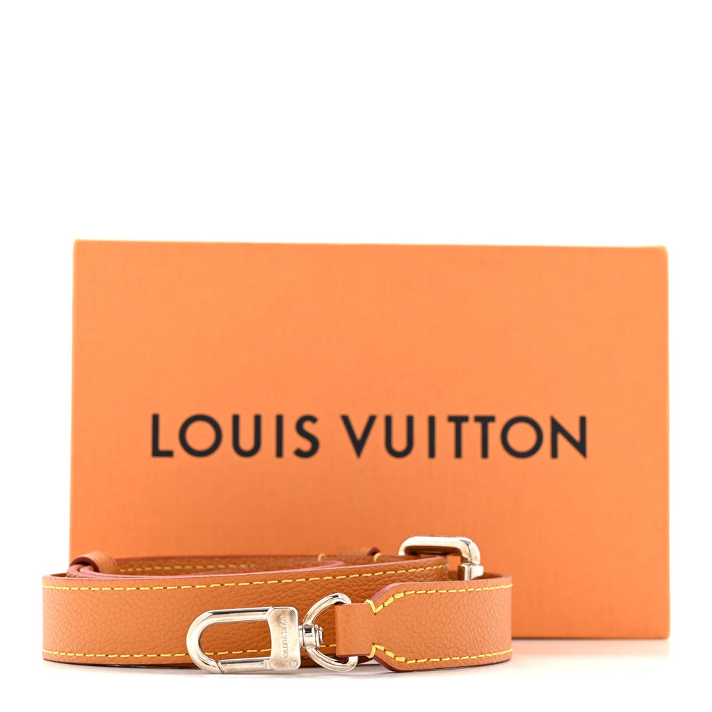 Louis Vuitton Grained Calfskin Marelle Strap Honey Miel