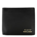 Gucci Plutone Calfskin Logo Bi-Fold Wallet Black