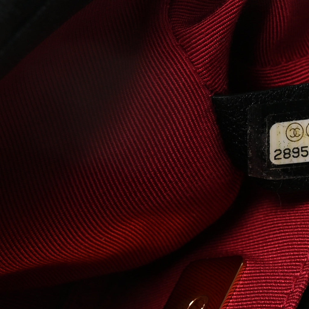 Chanel Goatskin Quilted Chanel 19 Waist Bag Black