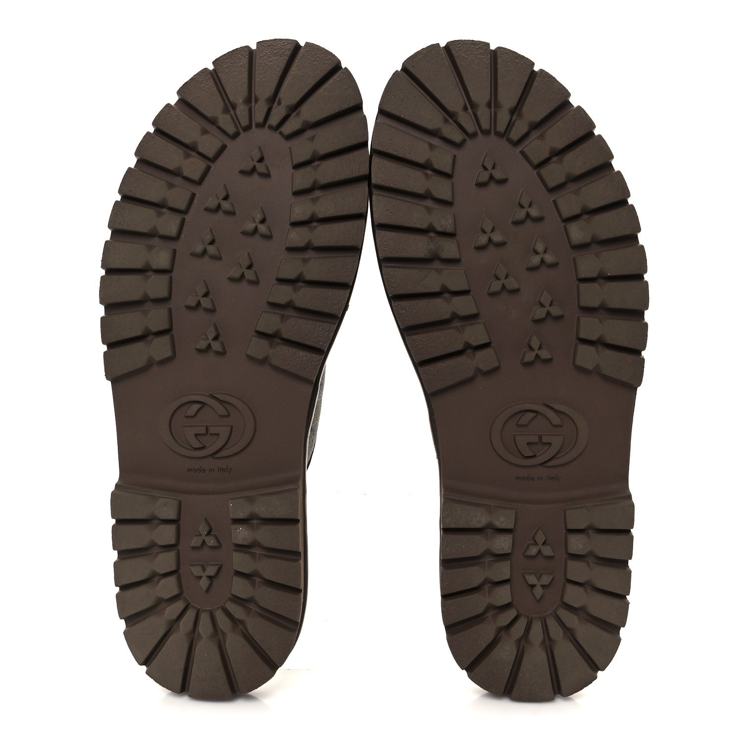 Gucci GG Supreme Monogram Miro Soft Calfskin Men's Horsebit Slippers 10 Beige Ebony New Acero