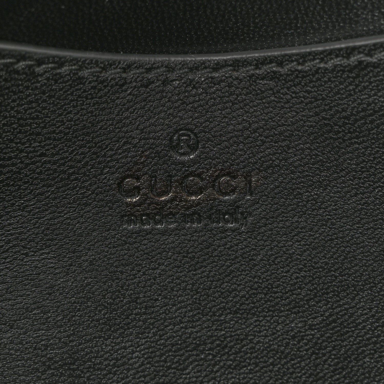 Gucci Lambskin Quilted Mini GG Milano Top Handle Shoulder Bag Black