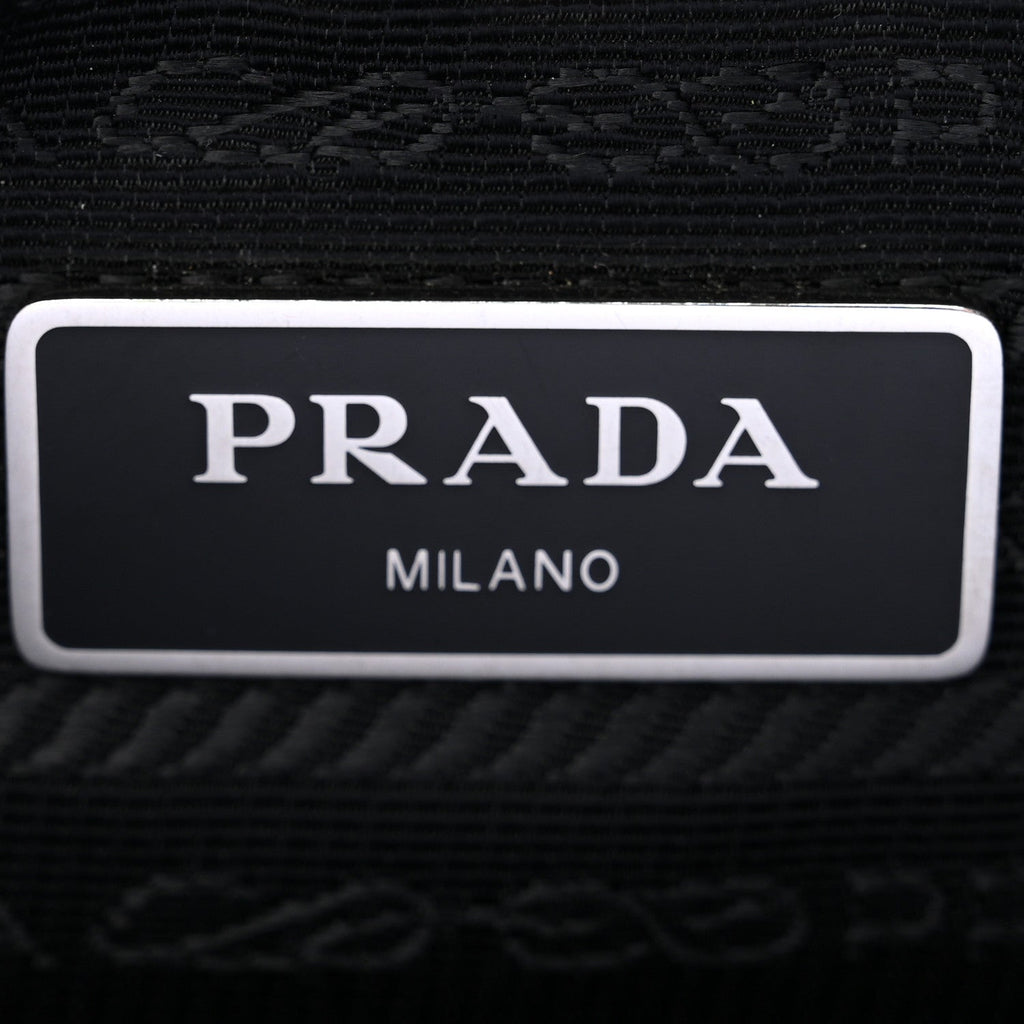 Prada Re-Nylon Saffiano Re-Edition 2000 Double Zip Crossbody Bag Black