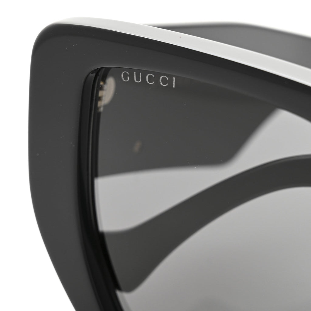 Gucci Acetate Square Frame Sunglasses GG0956S Black