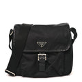 Prada Nylon Vela Messenger Black