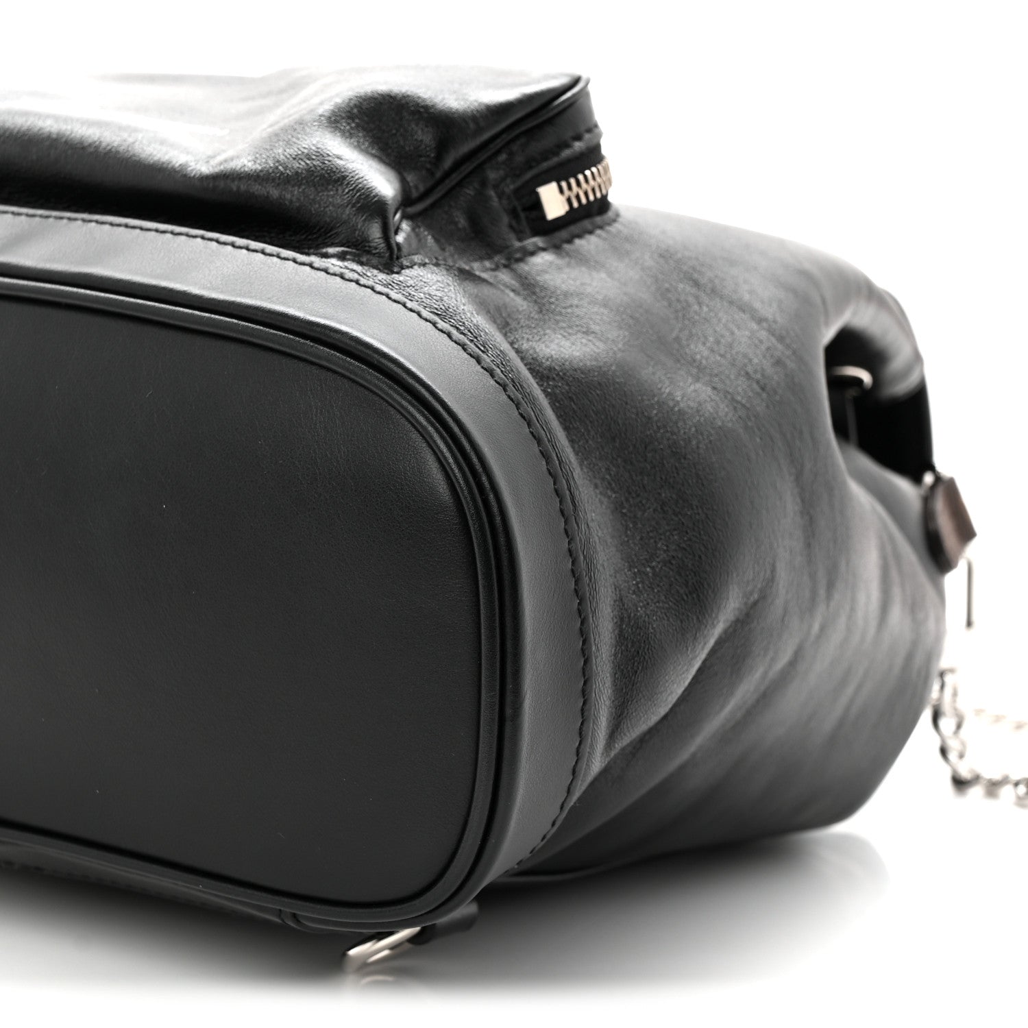 Louis Vuitton Lambskin Monogram Montsouris Vibe PM Black