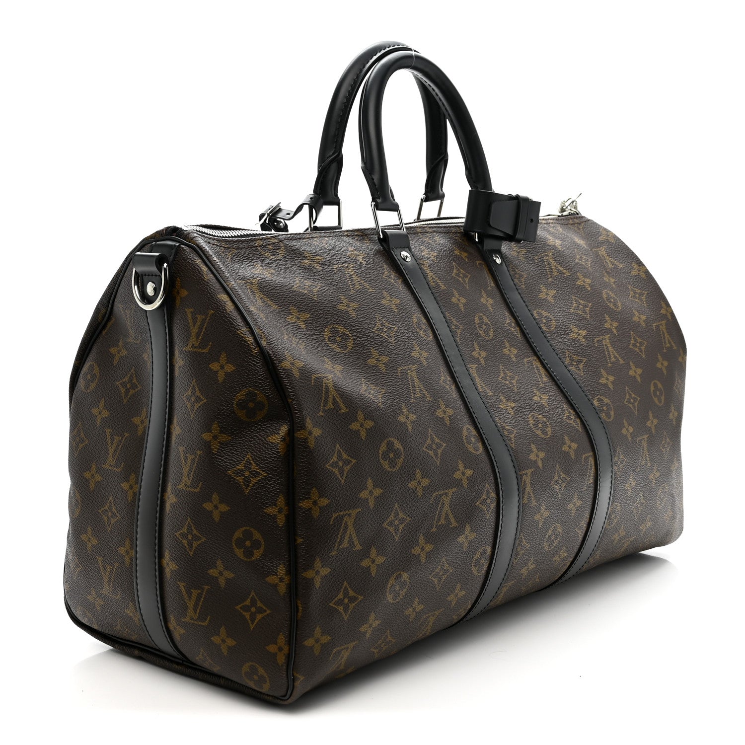 Louis Vuitton Monogram Macassar Keepall Bandouliere 45