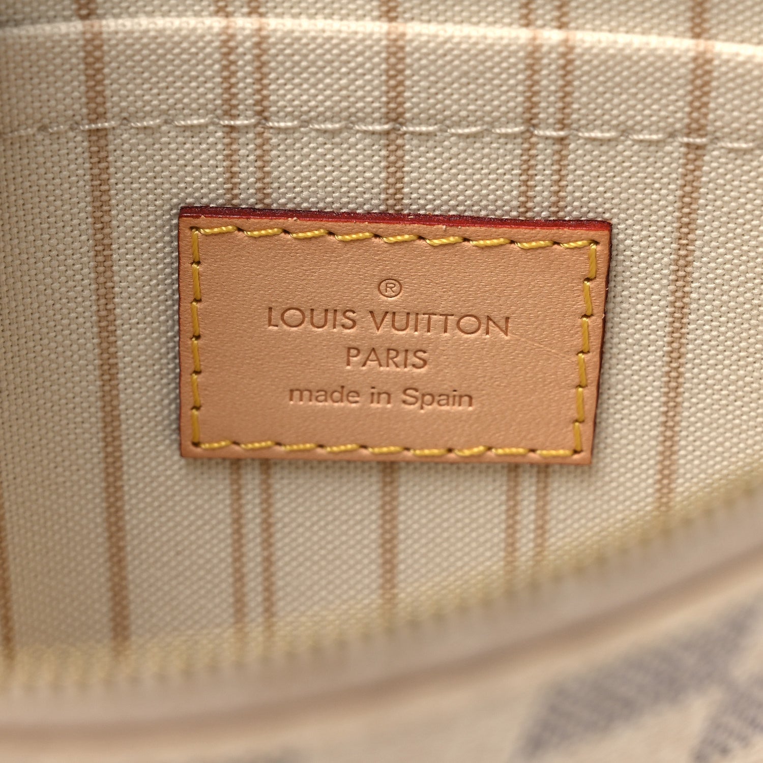 Louis Vuitton Damier Azur Neverfull MM GM Pochette