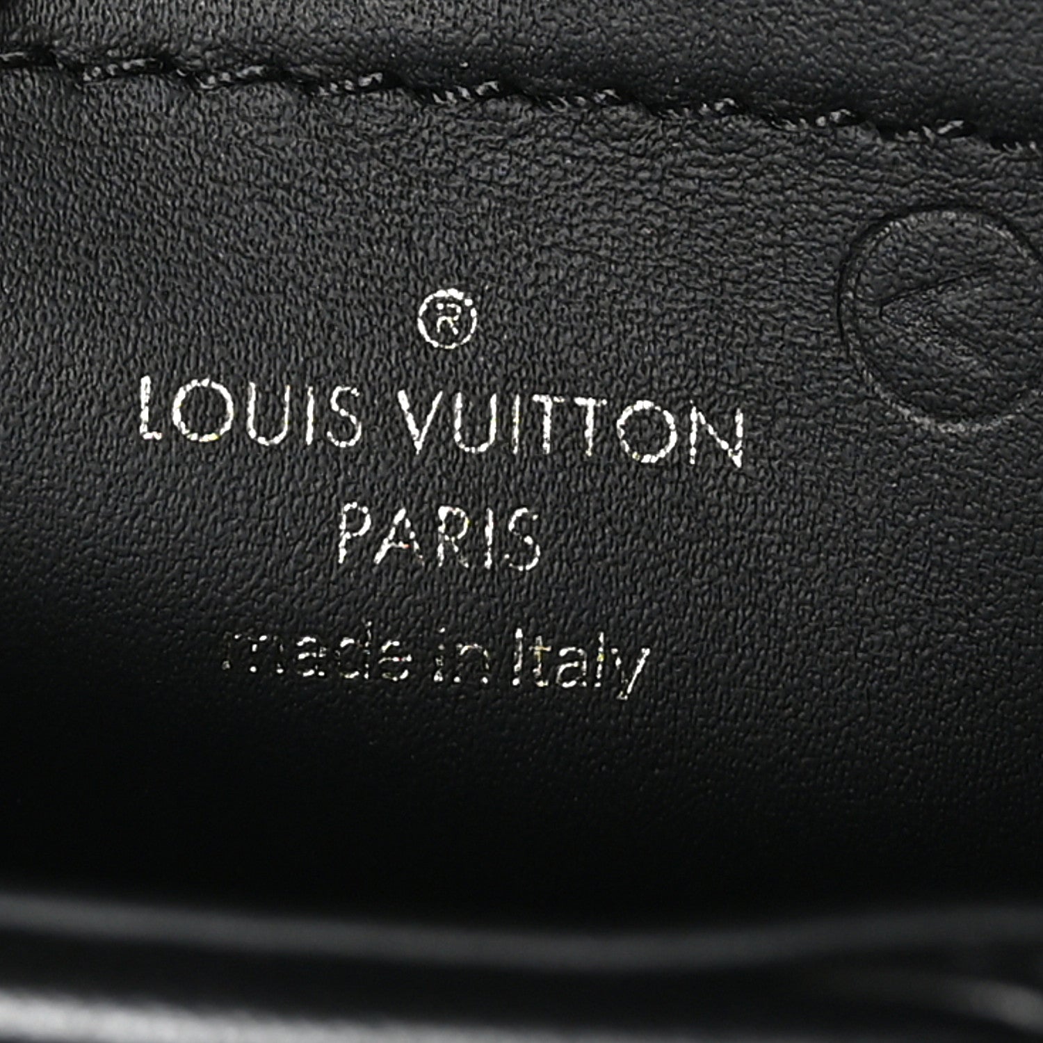 Louis Vuitton Lambskin Malletage Pico GO-14 Black
