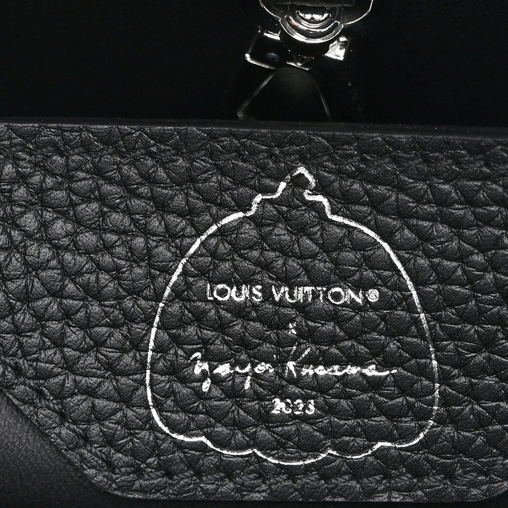 Louis Vuitton LV X YK Taurillon Capucine MM Black