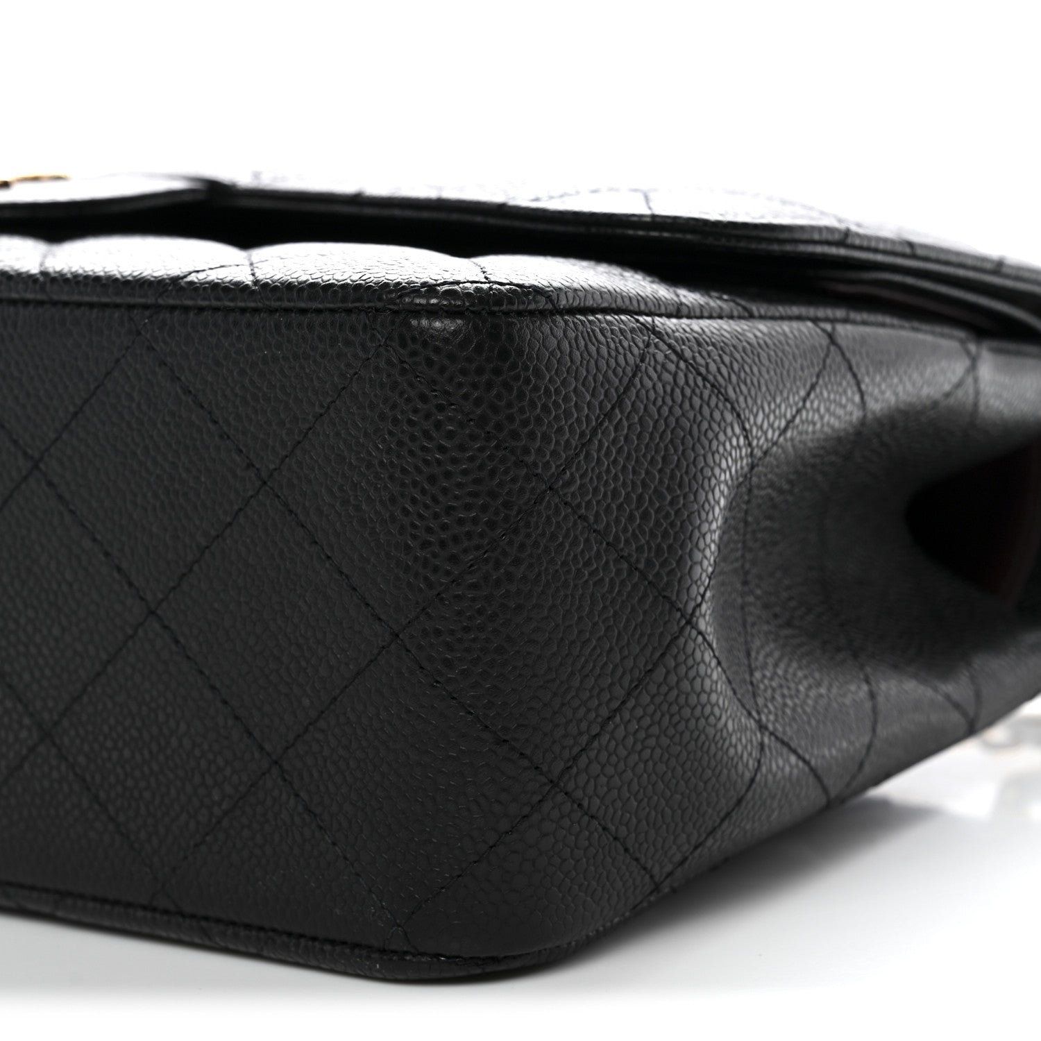 Chanel Caviar Quilted Jumbo Double Flap Black
