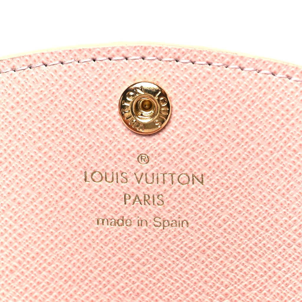 Louis Vuitton Damier Azur Rosalie Coin Purse Rose Ballerine