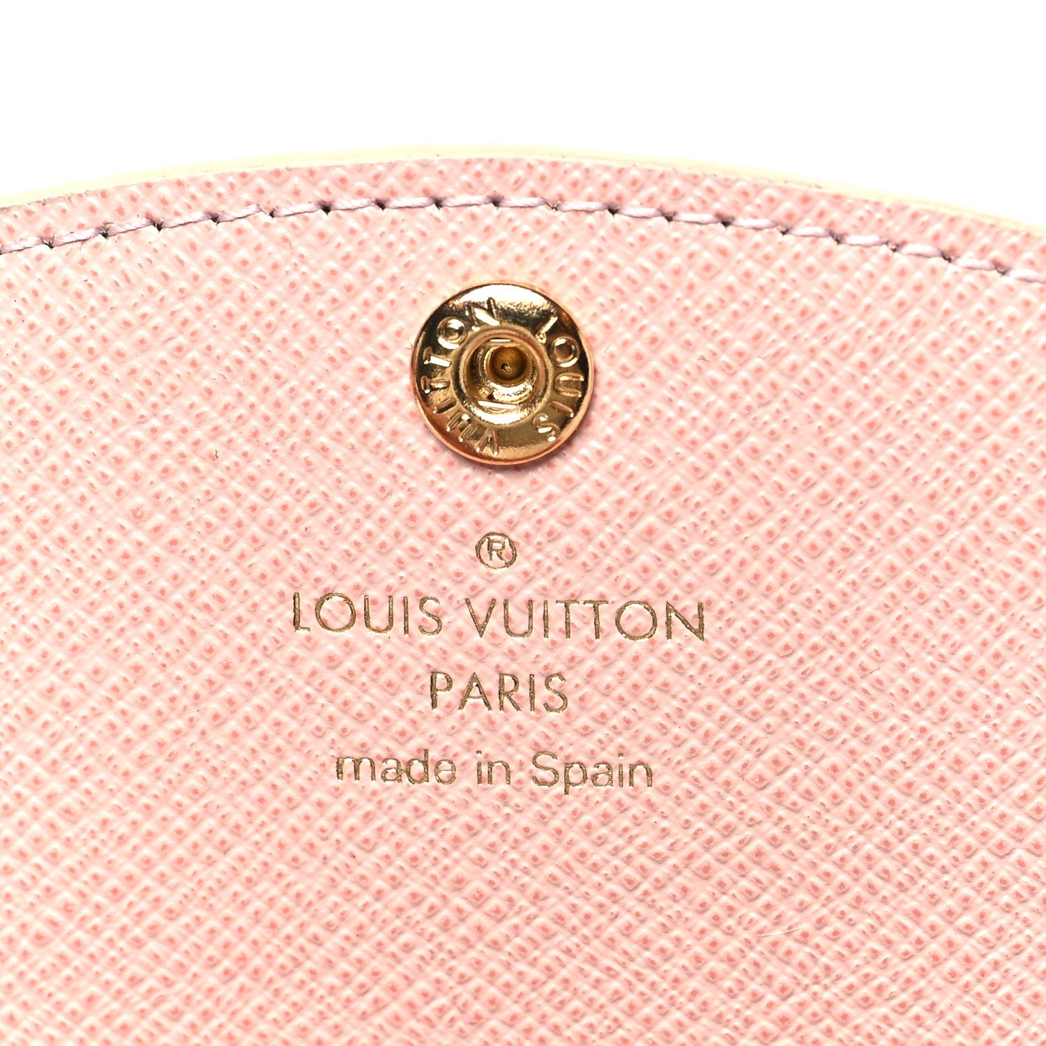 Louis Vuitton Damier Azur Rosalie Coin Purse Rose Ballerine