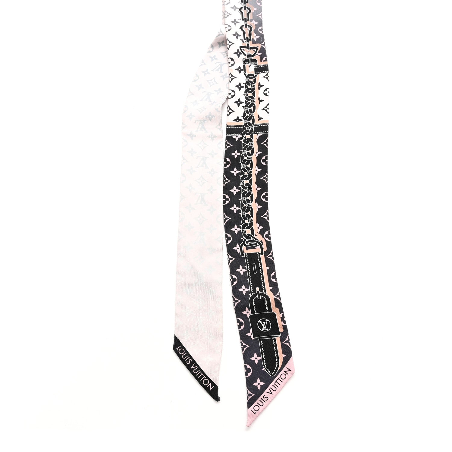Louis Vuitton Silk Monogram Rising Confidential BB Bandeau Black Rose