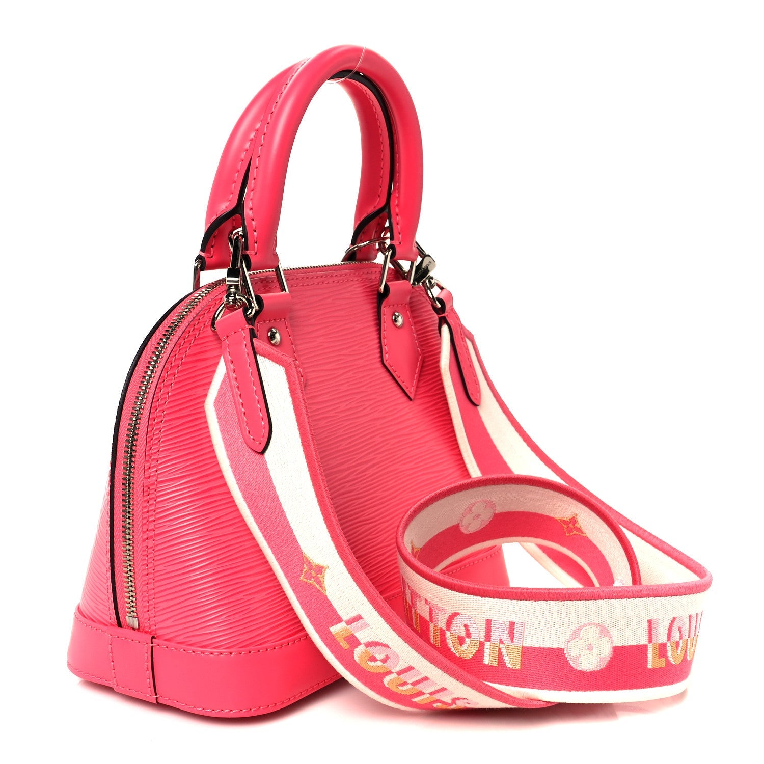 Louis Vuitton Epi Jacquard Alma BB Dragon Fruit