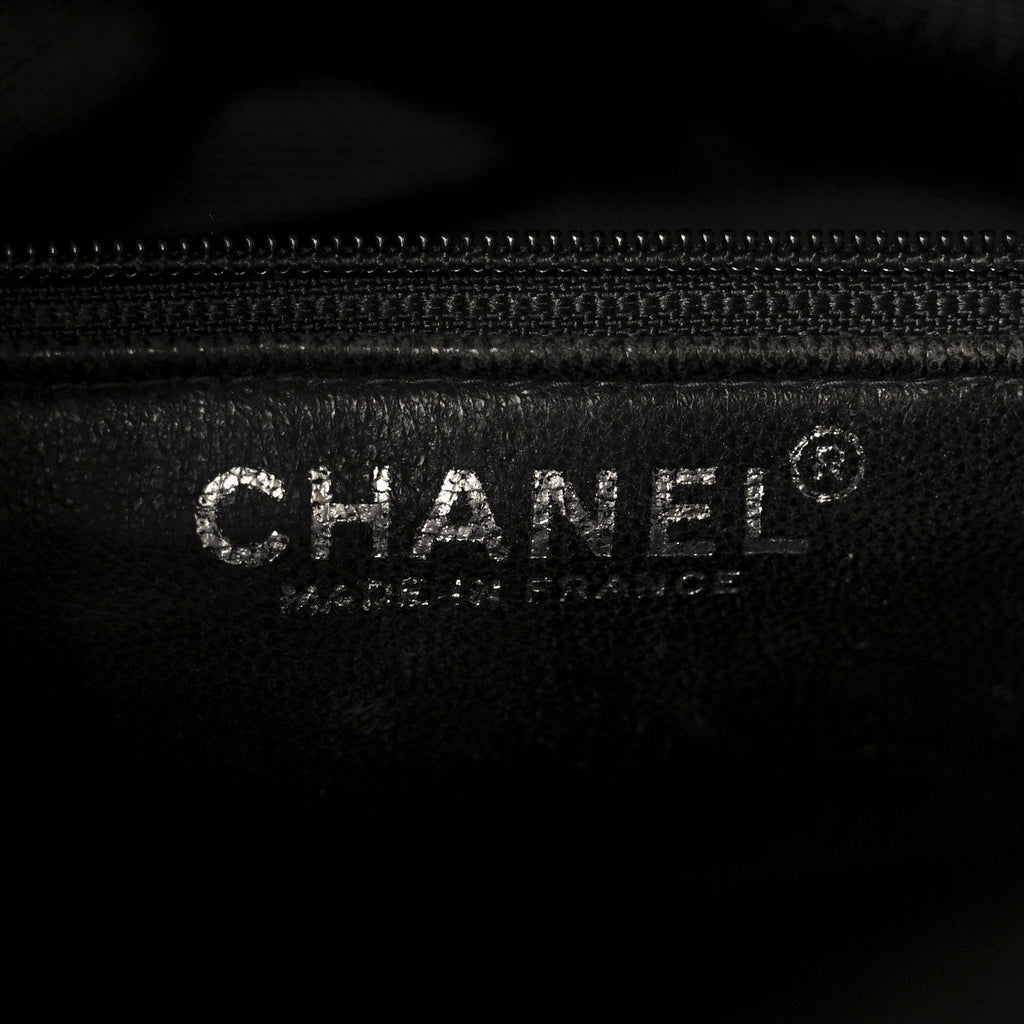 Chanel Caviar Quilted Medallion Tote Black
