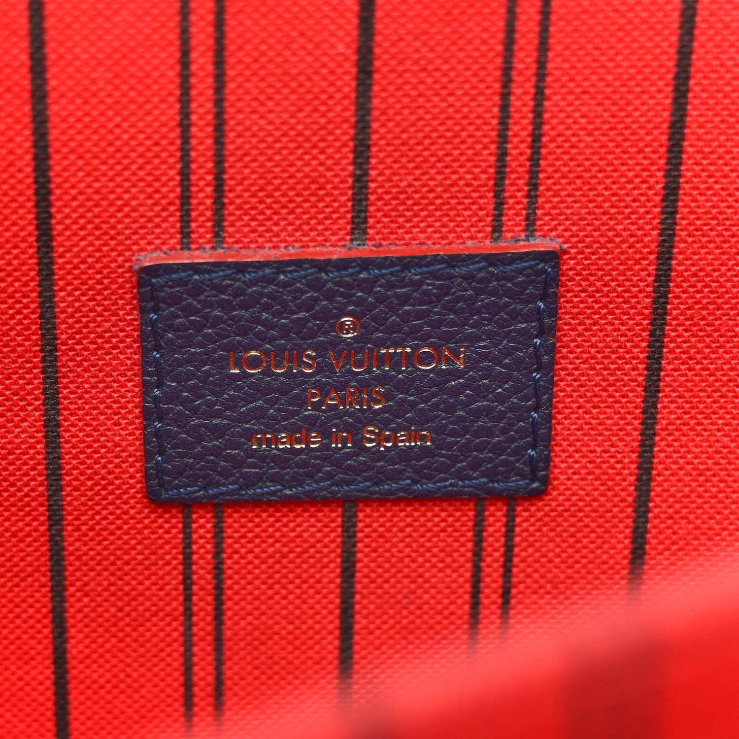 Louis Vuitton Empreinte Pochette Metis Marine Rouge