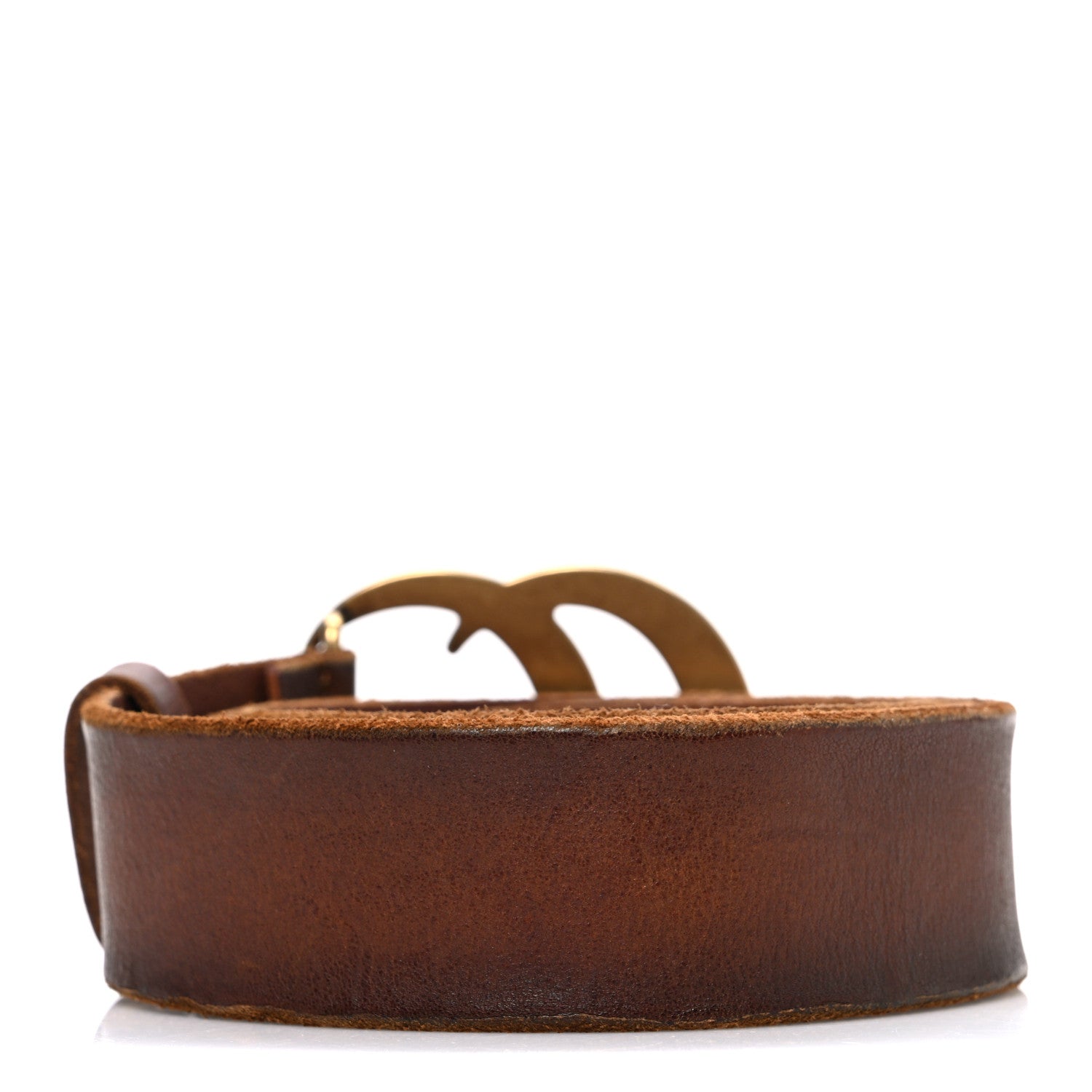 Gucci Faded Calfskin Double G Belt  85 34 Cuir